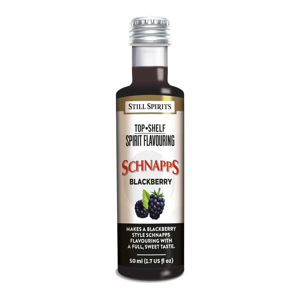 Top Shelf Blackberry Schnapps Still Spirits Top Shelf Blackberry Schnapps flavouring bottle