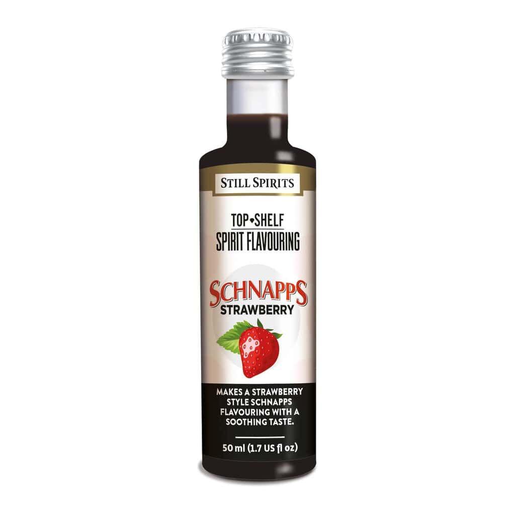 Top Shelf Strawberry Schnapps Still Spirits Top Shelf Strawberry Schnapps flavouring bottle