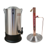 Pure Distilling Boiler & Copper Condenser Pure Distilling Boiler & Copper Condenser