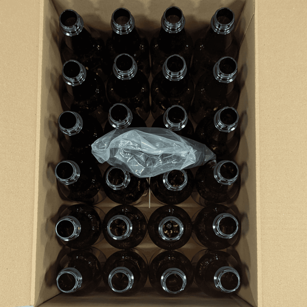 Handcraft Supplies 500ml PET Bottles - 24 Pack Reusable amber 500ml PET bottle