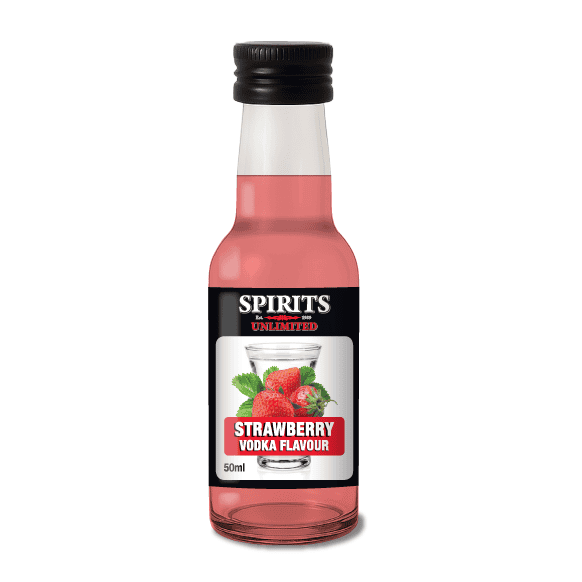 Spirits Unlimited Strawberry Fruit Vodka Spirits Unlimited Strawberry Fruit Vodka 50ml bottle