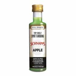 Top Shelf Apple Schnapps spirit flavouring bottle