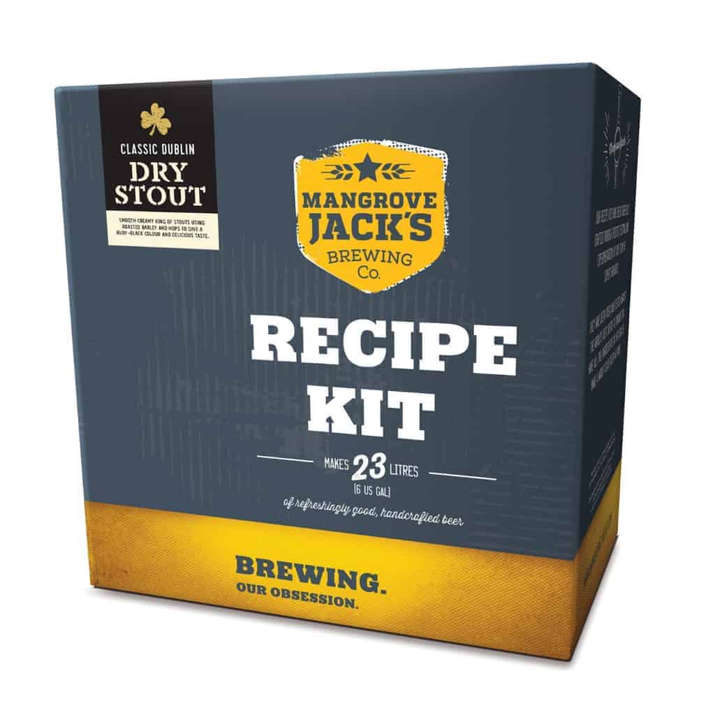 Mangrove Jacks Dublin Dry Stout Recipe Pack Home Brew Supplies NZ