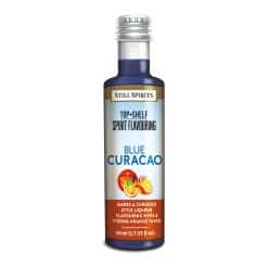 Still Spirits Top Shelf Blue Curacao flavouring bottle
