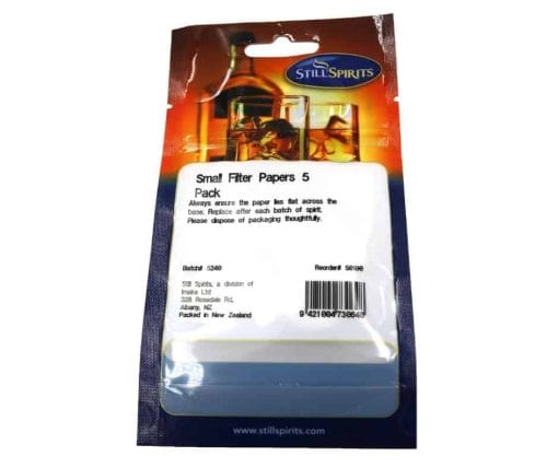 Still Spirits Small Filter Paper. 5 pack