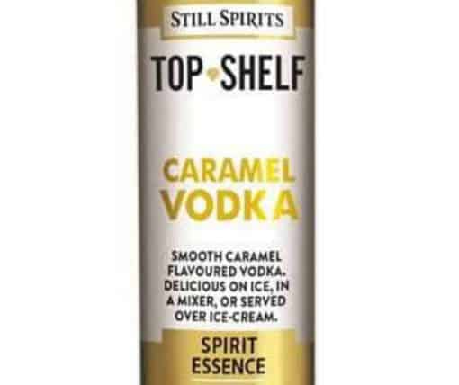 Top Shelf Caramel Vodka