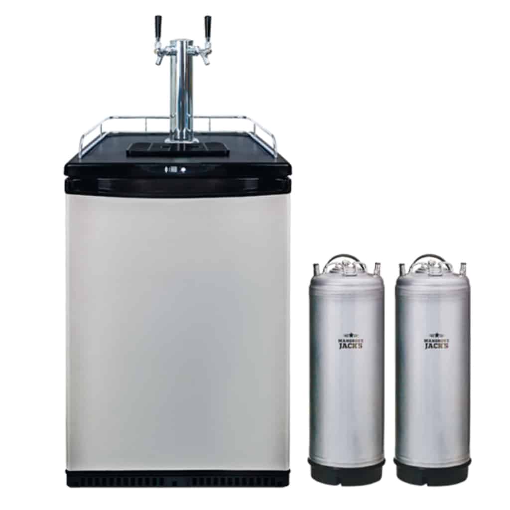 2 Tap Kegerator with Kegs Home Brew Kegging NZ (Loyalty Savings)