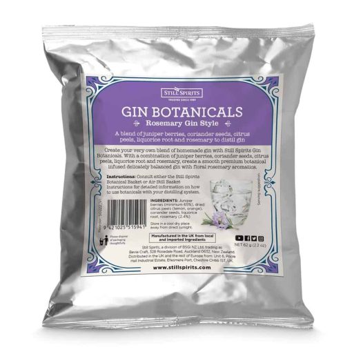 Gin Botanicals Rosemary Gin