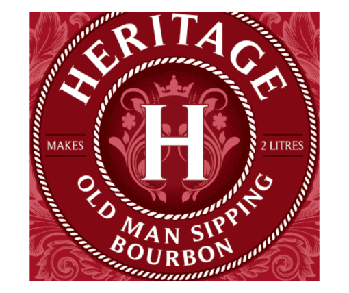 Heritage Old Man Sipping Bourbon