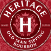 Heritage Old Man Sipping Bourbon Heritage Old Man Sipping Bourbon 125ml flavouring label
