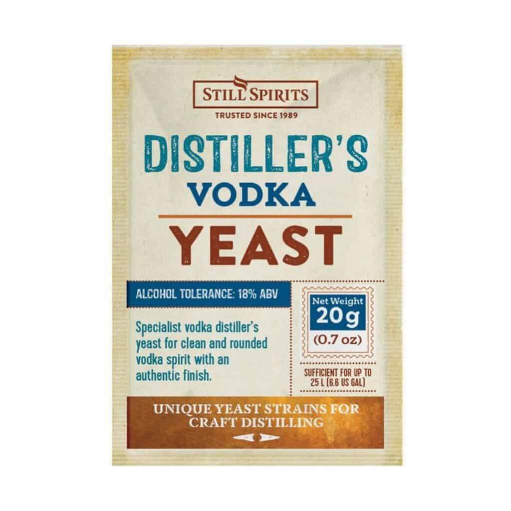 Still Spirits Yeast Chart