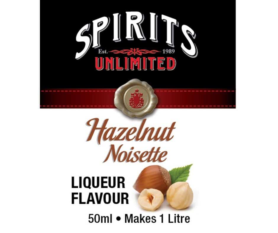 Hazelnut Noisette Liqueur Home Brew Spirits NZ (Loyalty Savings)