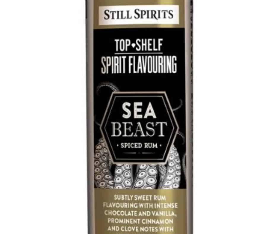 Top Shelf Sea Beast Spiced Rum Home Brew Spirits NZ (Loyalty Savings)