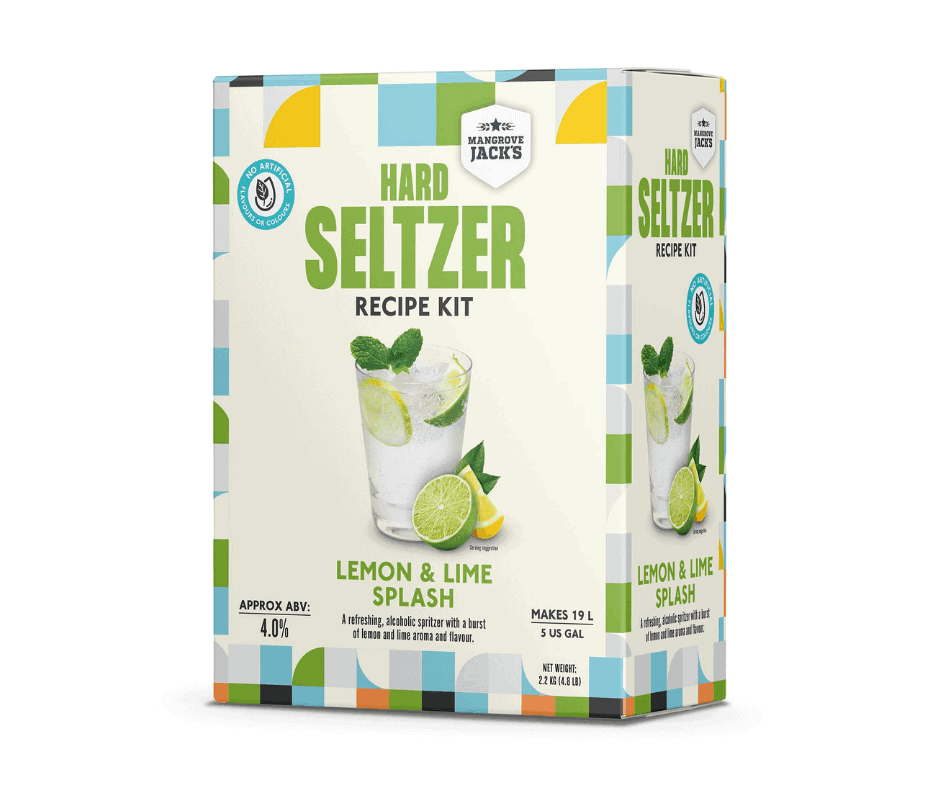 Lemon & Lime Hard Seltzer Home Brew Seltzer NZ (Loyalty Savings)