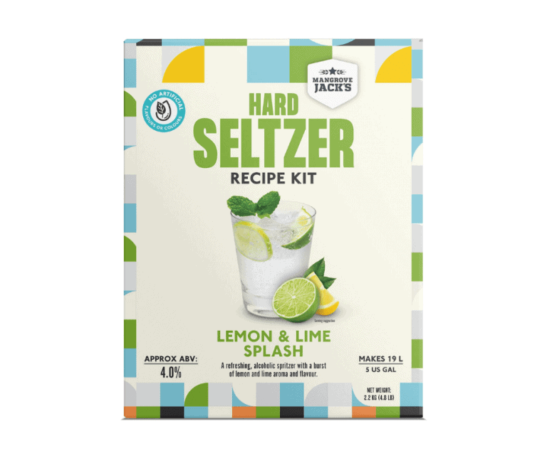 Lemon & Lime Hard Seltzer Home Brew Seltzer NZ (Loyalty Savings)
