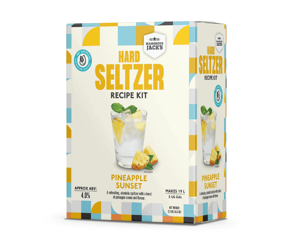 Pineapple Hard Seltzer Home Brew Seltzer NZ (Loyalty Savings)
