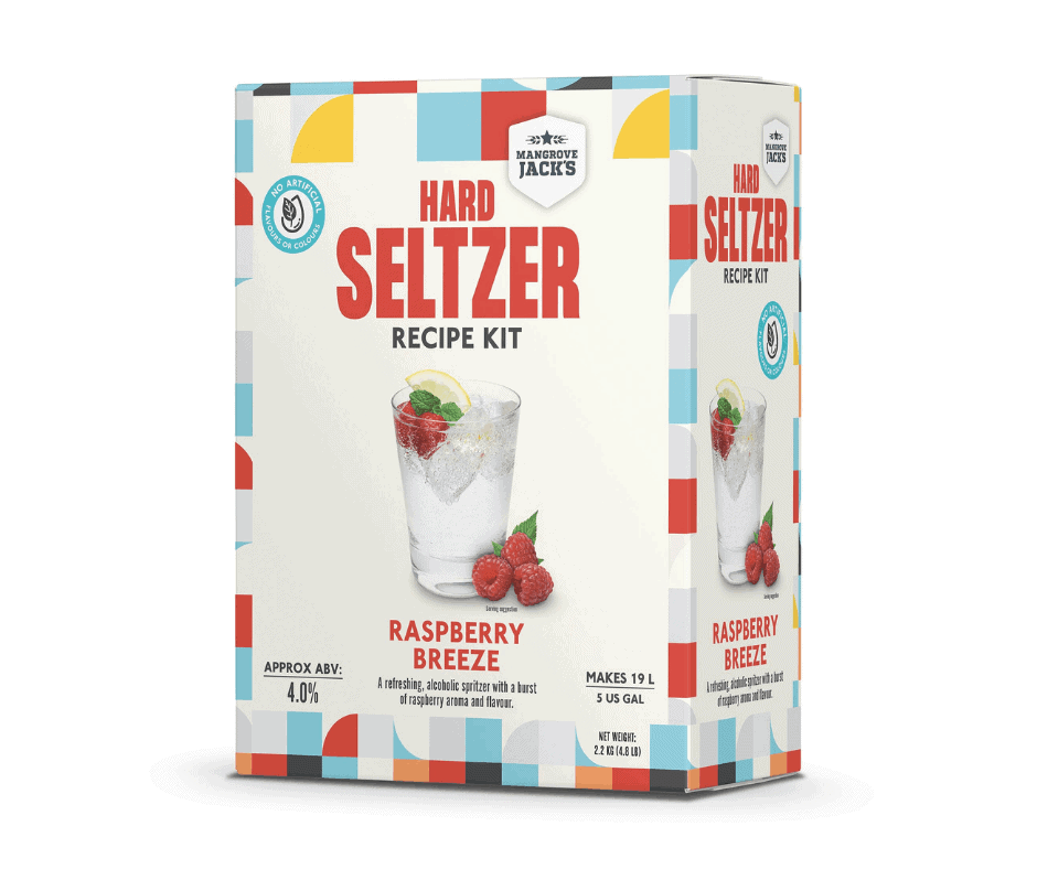 Raspberry Hard Seltzer Home Brew Seltzer NZ (Loyalty Savings)