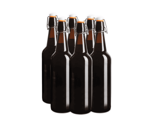 Flip Top Glass Bottles - 6 x 750ml