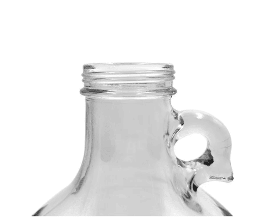 5L Glass Demijohn with Cap