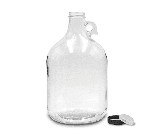 5L Glass Demijohn with Cap