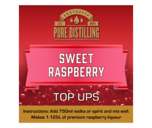 Pure Distilling Sweet Raspberry Top Ups