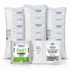 Still Spirits Fast Turbo Production Pack with three 2kg Turbo Sugar bags, Fast Turbo Yeast and Turbo Clear